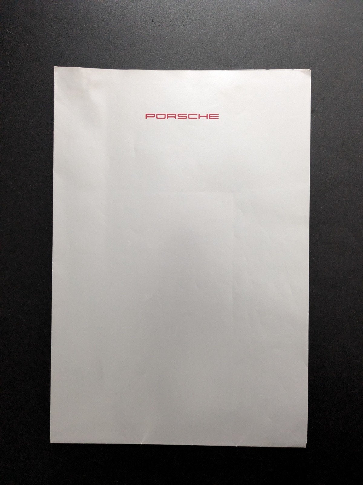 Brochure PORSCHE modellen / poster PORSCHE 968 08/1991, Ophalen of Verzenden, Gelezen, Porsche