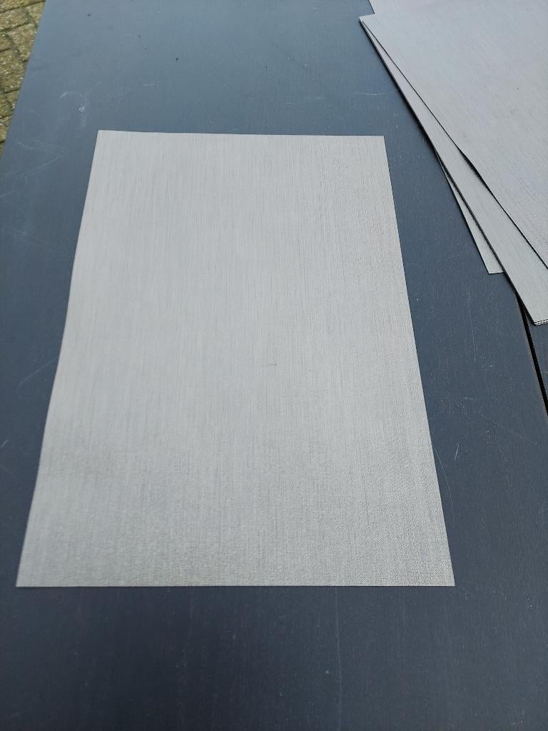 place mat placemats 6 zilverkleur place matjes, Kunststof, Ophalen of Verzenden, Nieuw, Zilver