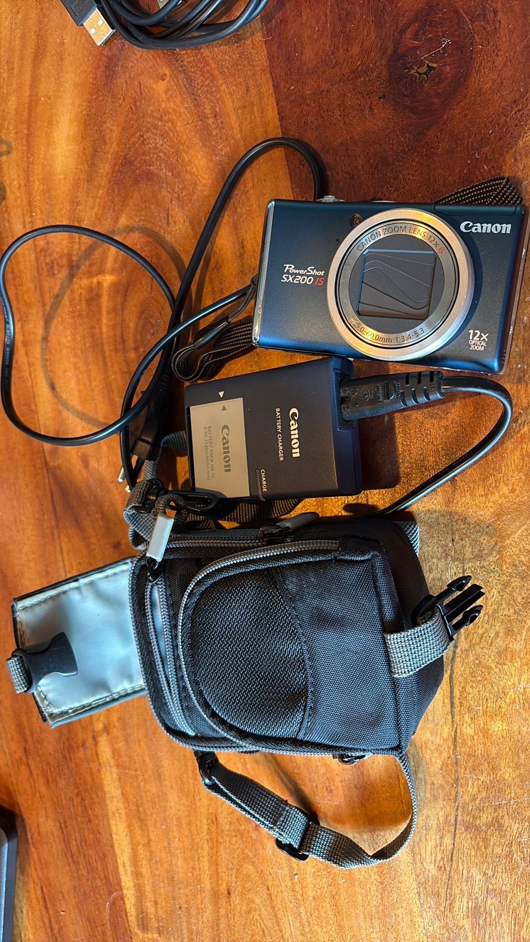 Canon PowerShot SX200 IS Digitale Compactcamera – Blauw, Ophalen, Gebruikt, Canon, 8 keer of meer