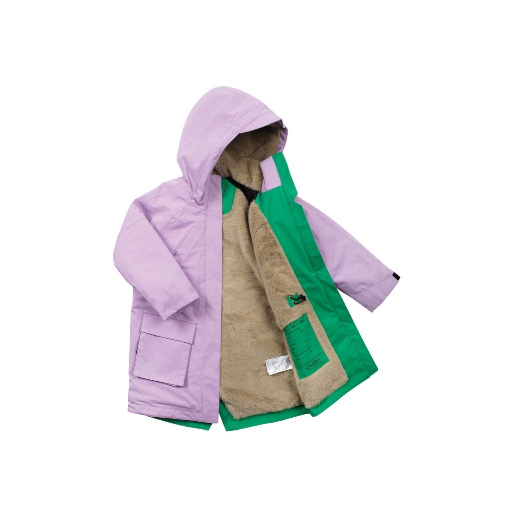 Gosoaky Fast Camel crocus petal winterjas lila, Ophalen, Meisje, Zo goed als nieuw, Gosoaky