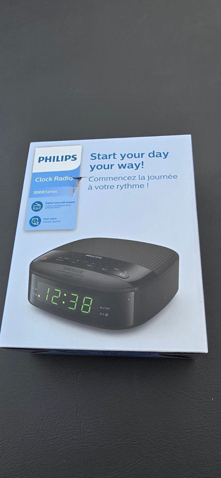 Philips Clock Radio 3000 Serie - Nieuw in doos, Ophalen of Verzenden, Nieuw, Radio