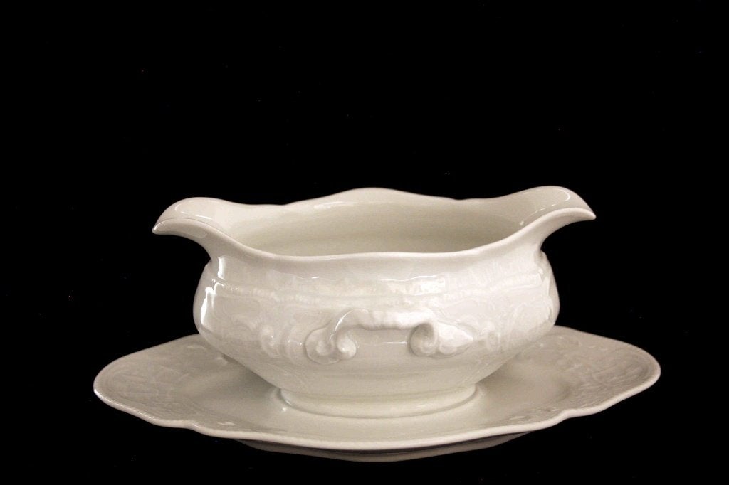 Rosenthal – Sausboot – Sanssouci – Wit – Porselein, Overige typen, Ophalen of Verzenden, Zo goed als nieuw, Overige stijlen