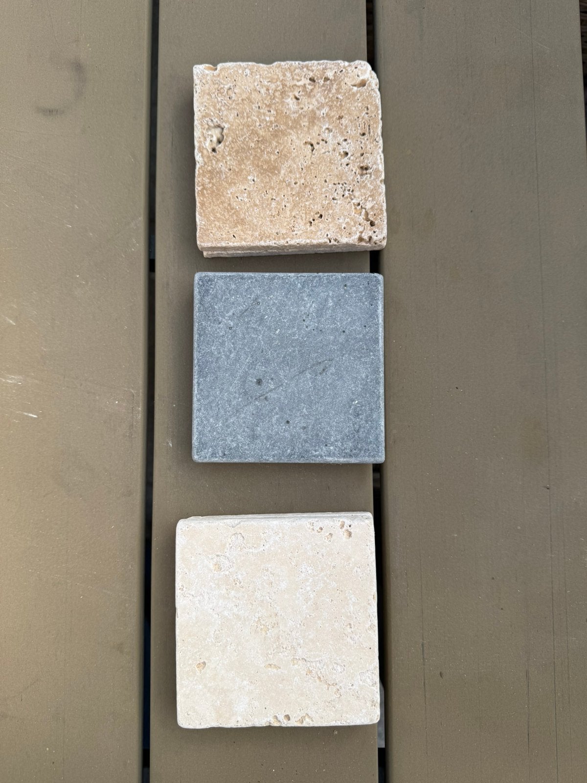 3 kleuren tegeltjes 10x10 cm, Ophalen, Keramiek, Overige typen, Nieuw