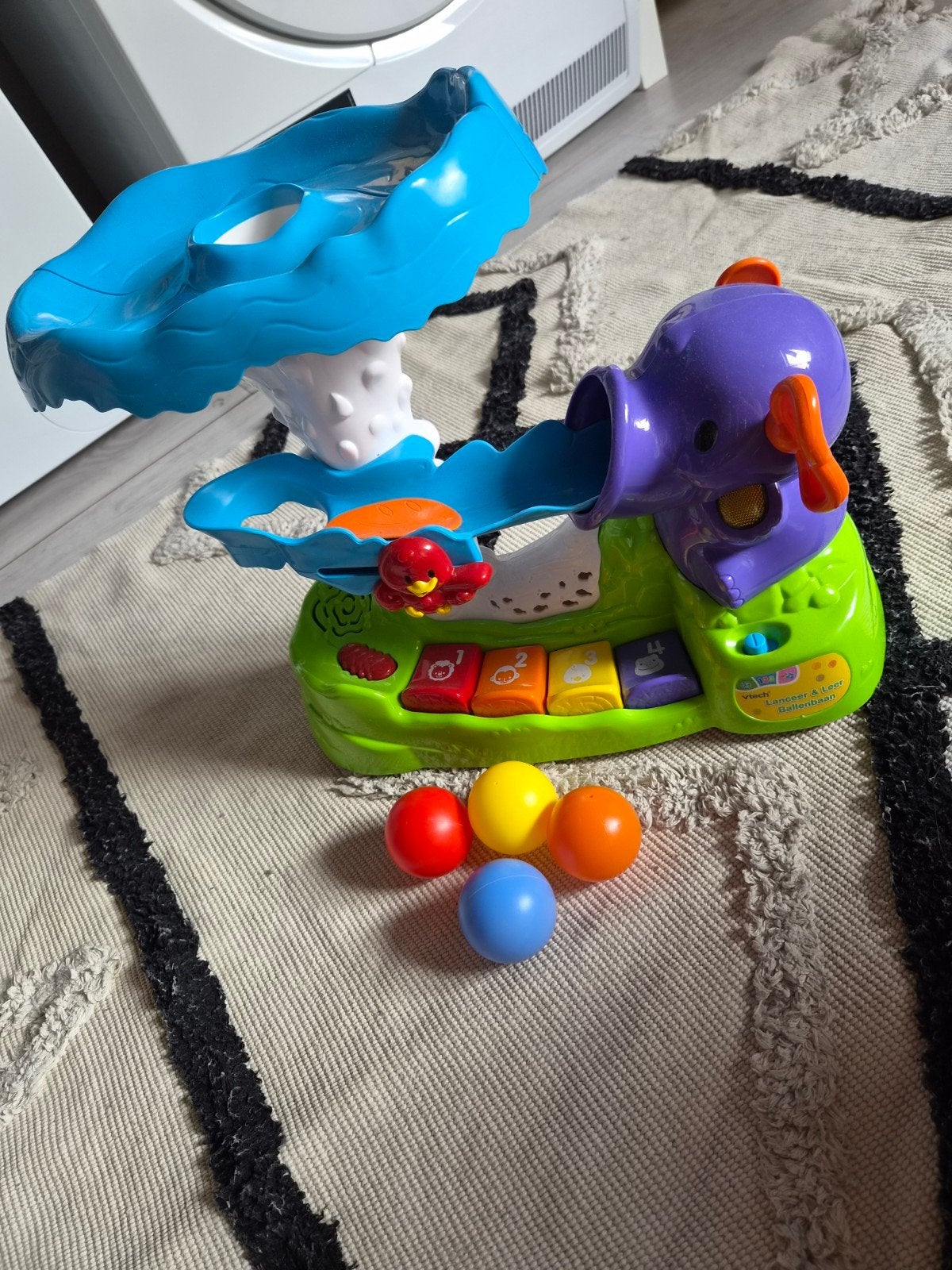 VTech Lanceer & Leer Ballenbaan, Ophalen