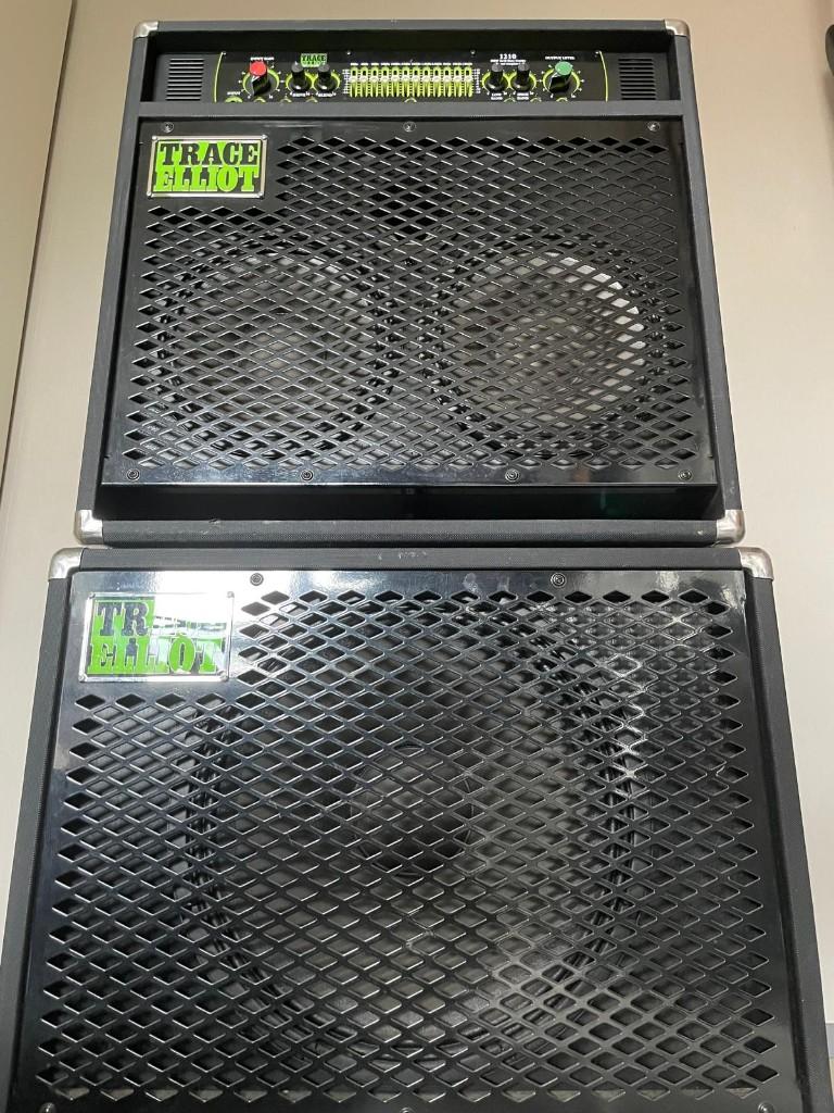 Trace Elliot 1210 + 1518C basversterker stack (near mint), Muziek en Instrumenten, Ophalen, Zo goed als nieuw, Basgitaar, 100 watt of meer