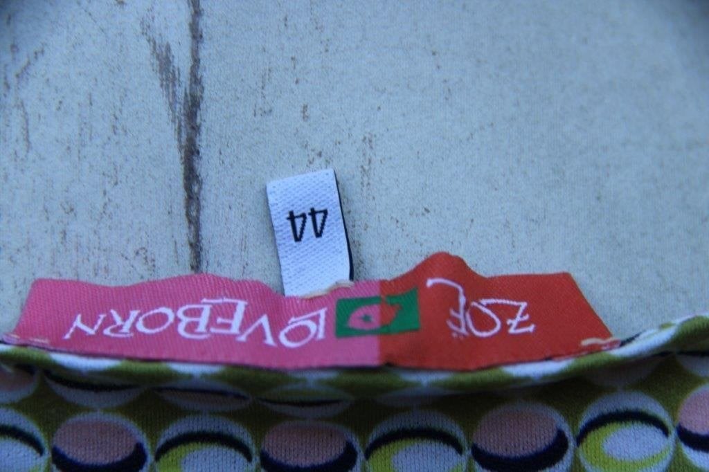 Jurk oker/ roze geel Zoe Loveborn mt 42 Vaste prijs, Geel, Maat 42/44 (L), Ophalen of Verzenden, Zo goed als nieuw
