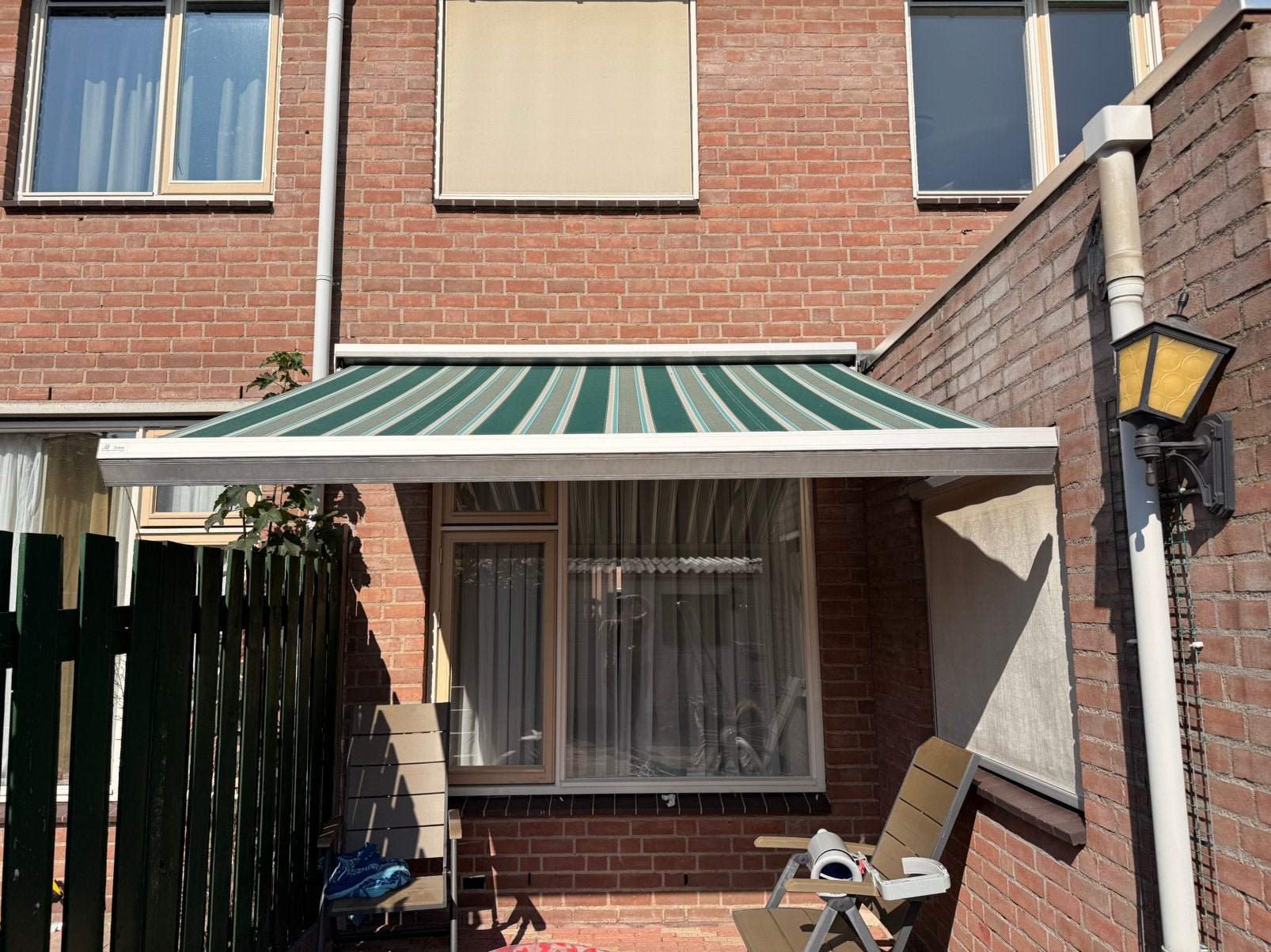 Elektrische luifel/zonnewering met afstandsbediening, Ophalen, Gebruikt, Elektrisch, 150 tot 300 cm