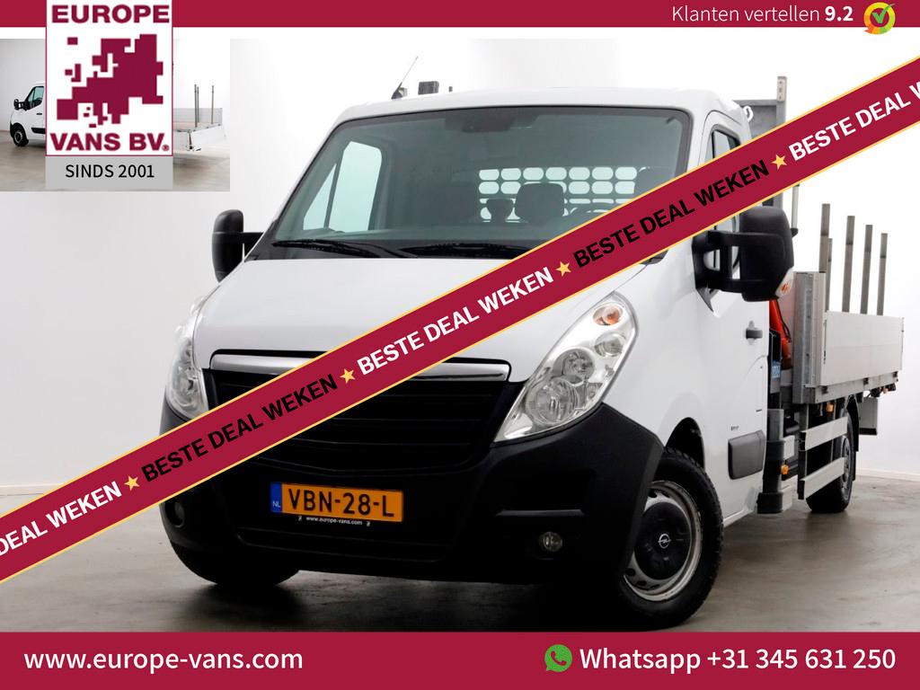 Opel Movano 2.3 CDTI 145pk E6 Open Laadbak + Kraan 08-2019, Voorwielaandrijving, 145 pk, Gebruikt, Euro 6