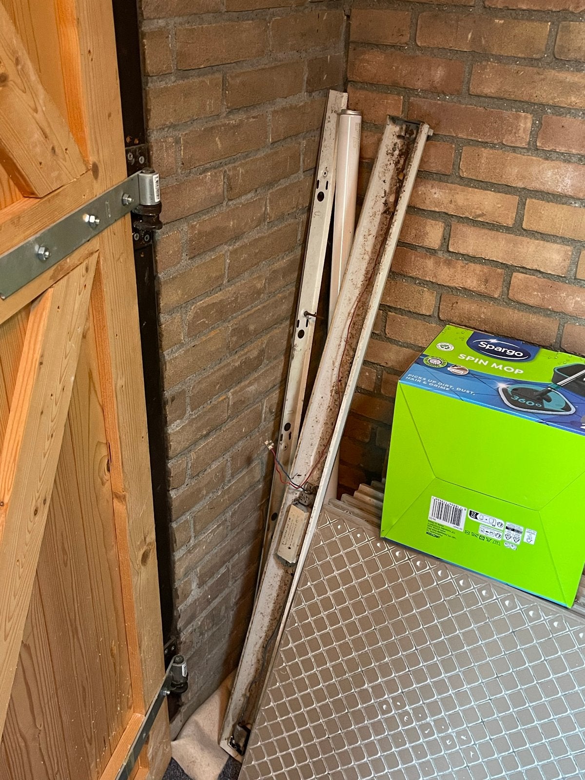 TL lamp en houder, Wit, Gebruikt, G13 (TL), Ophalen