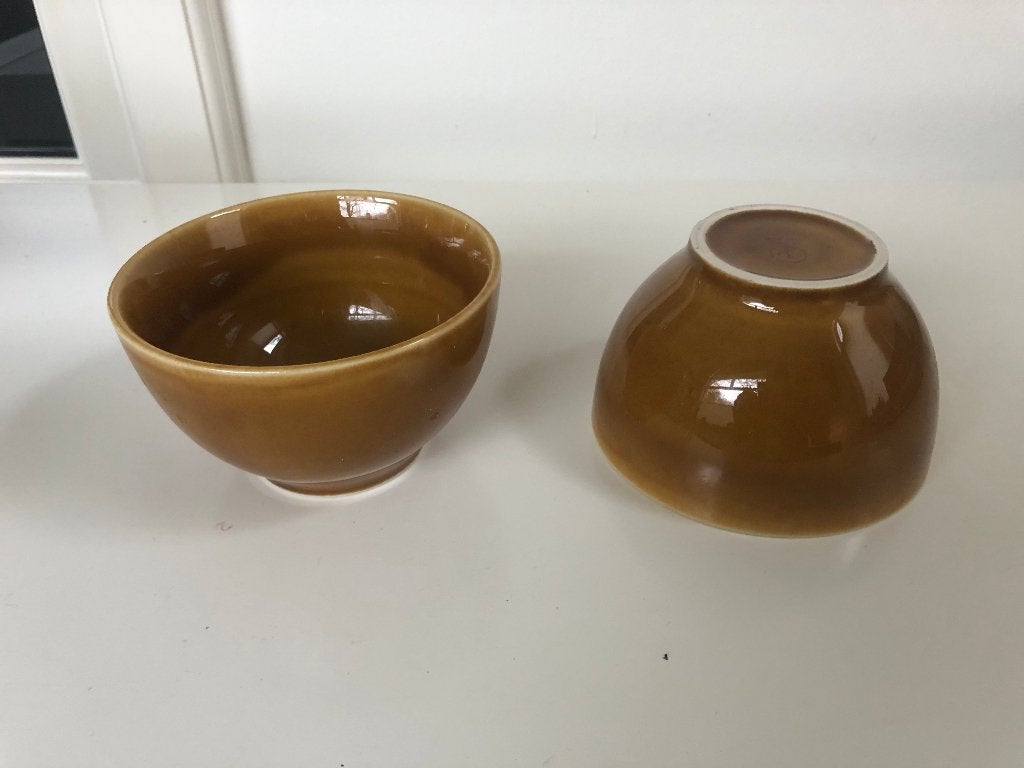 B055 Mooie retro schaaltjes Colditz, Gebruikt, Ophalen of Verzenden, Schaal of Schalen, Overige stijlen