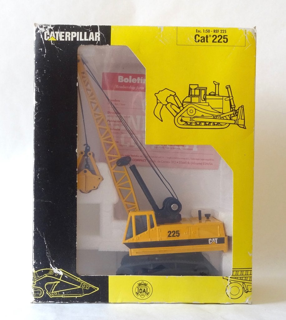 Joal Caterpillar CAT 225 Graafmachine 1/50, Ophalen of Verzenden, Zo goed als nieuw, Bus of Vrachtwagen, Overige merken