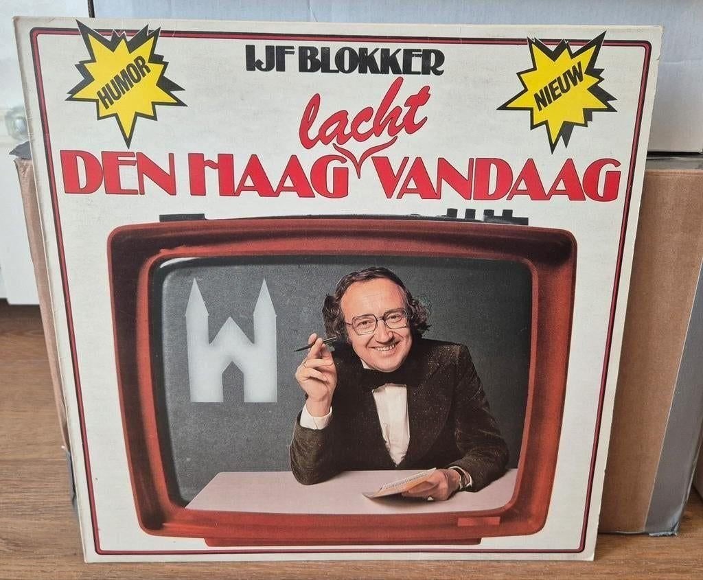 LP IJf Blokker – Den Haag Lacht Vandaag, Ophalen of Verzenden, Zo goed als nieuw, 12 inch, Levenslied of Smartlap