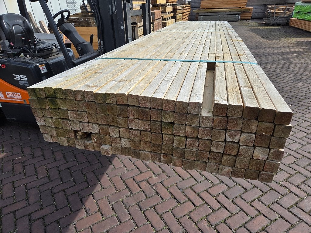 AANBIEDING - balken 5x5 cm Geïmpregneerd - nr: TB176, Ophalen, Nieuw, 250 cm of meer, Balken
