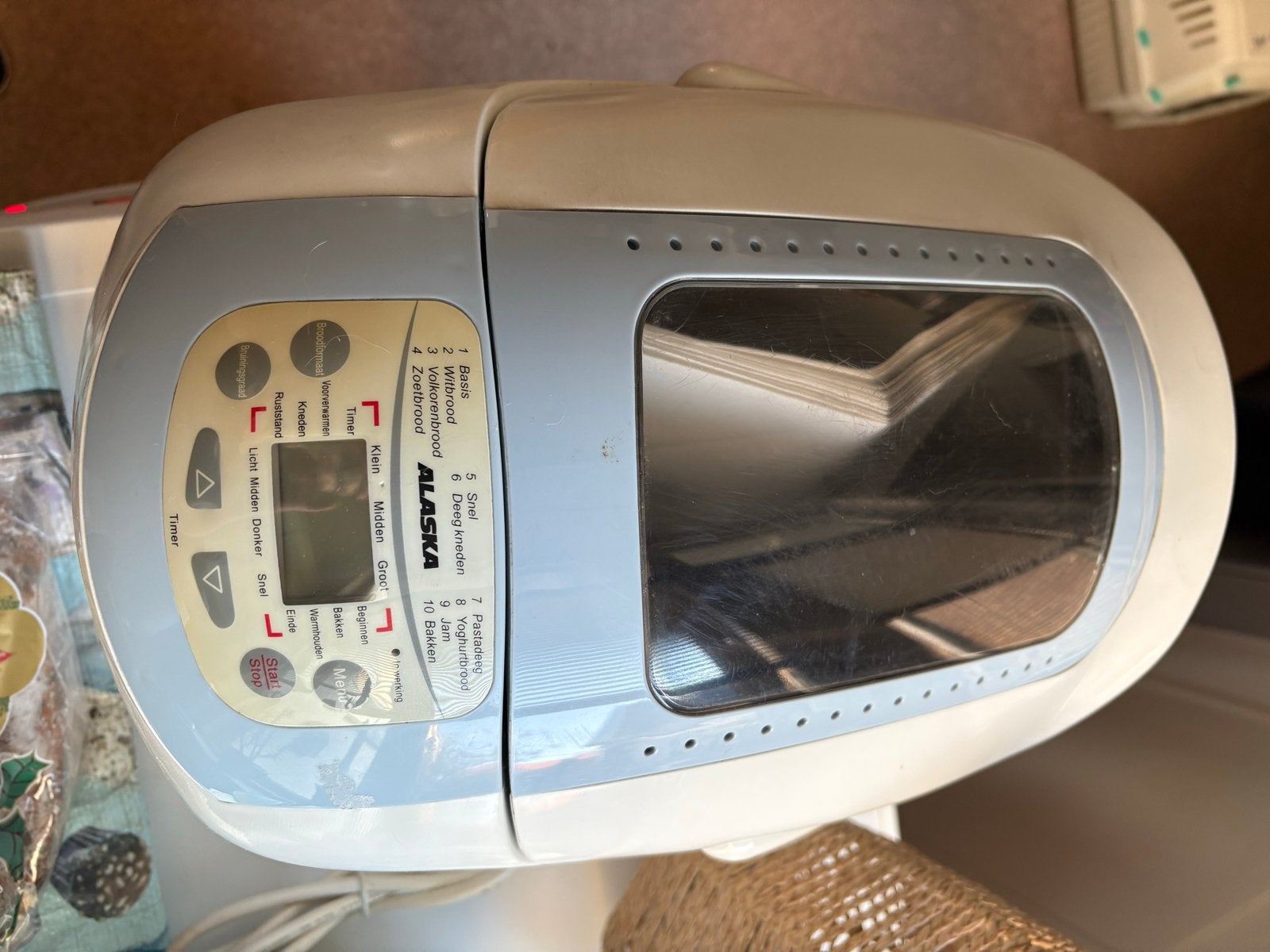 Alaska Broodbakmachine BM 2000 - Gebruikt, Met timer, Gebruikt, 800 tot 1200 gram deeg, Ophalen of Verzenden