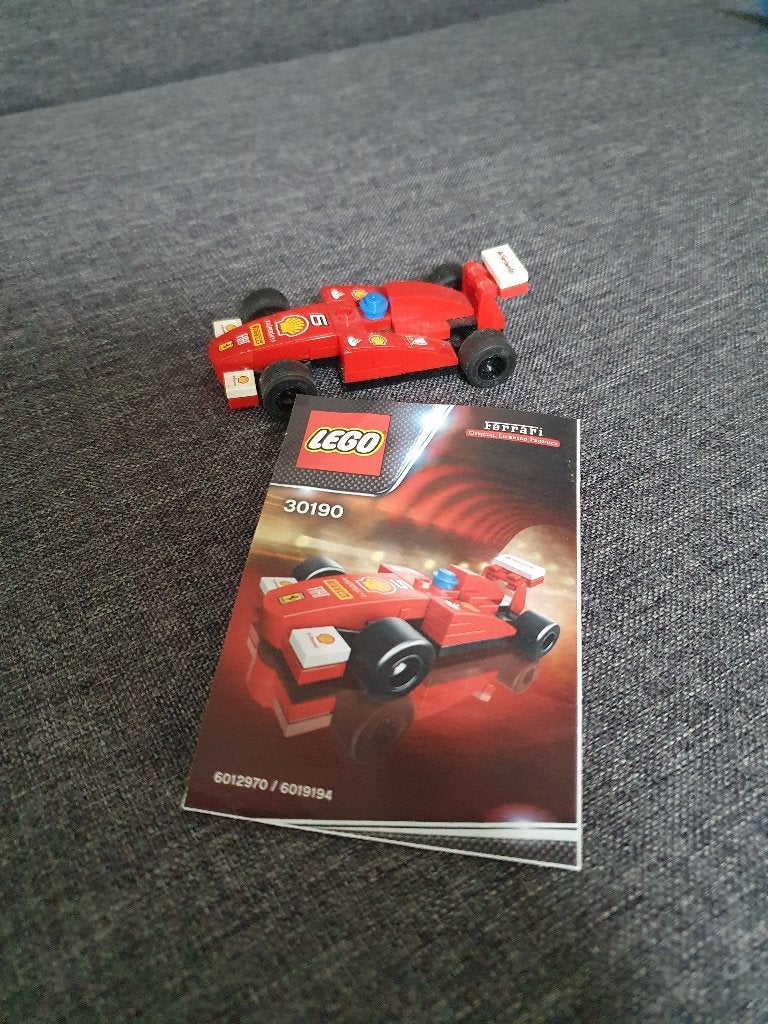 LEGO Ferrari F1 Racewagen 30190 met instructies, Lego, Inclusief instructies, Ophalen of Verzenden, Zo goed als nieuw