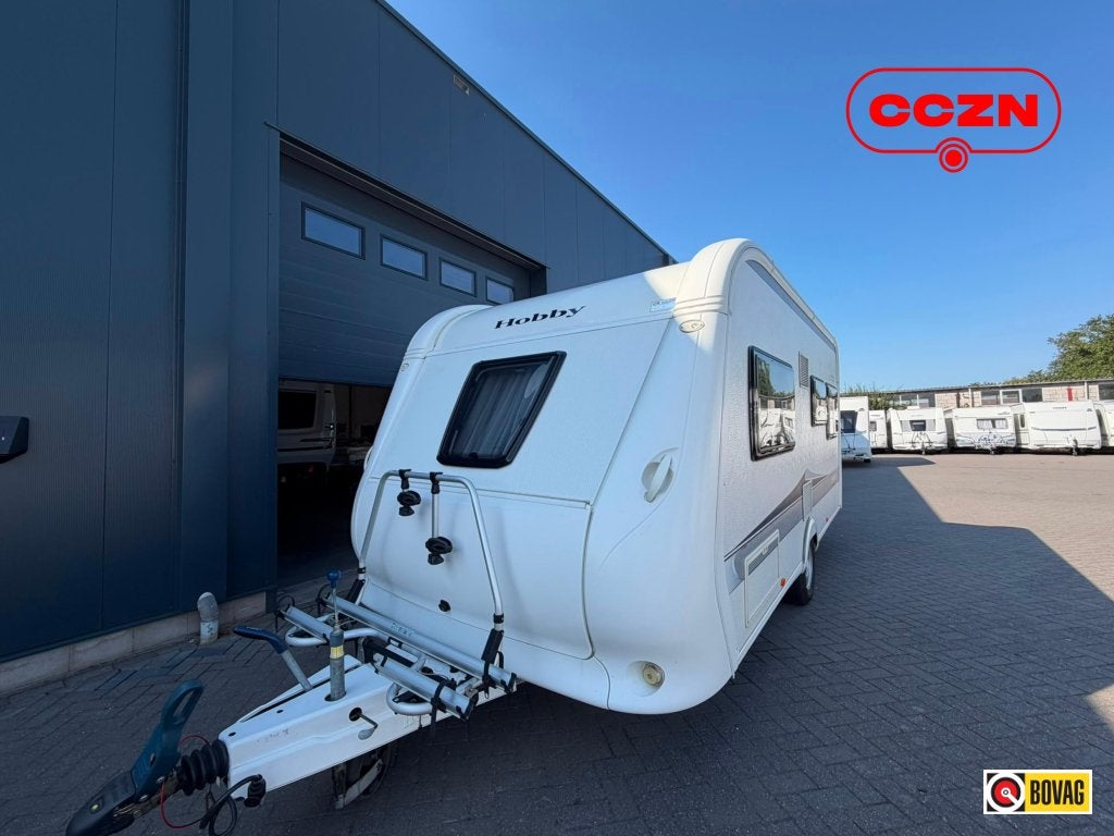 Hobby De Luxe 460 UFE, Caravans en Kamperen, Caravans, Schokbreker, Rondzit, Hobby, Bedrijf