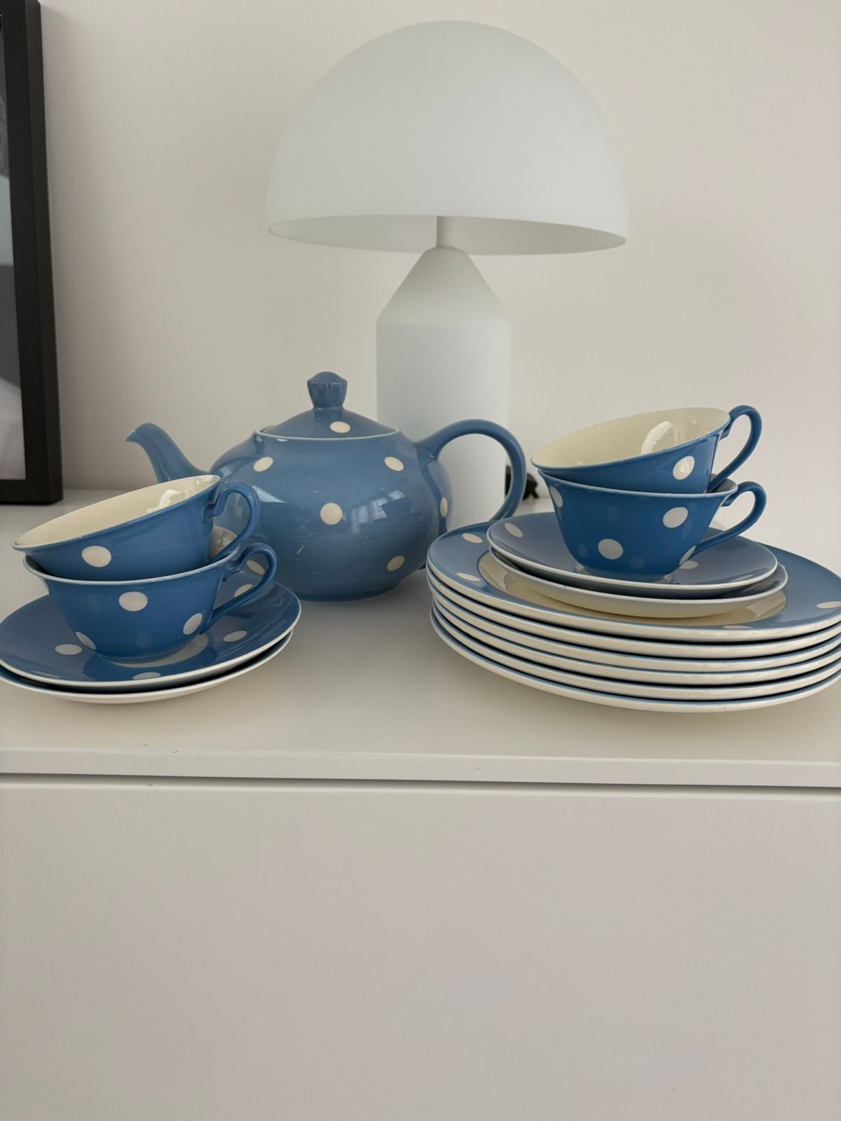 Regout polkadot / stippen servies, Ophalen of Verzenden