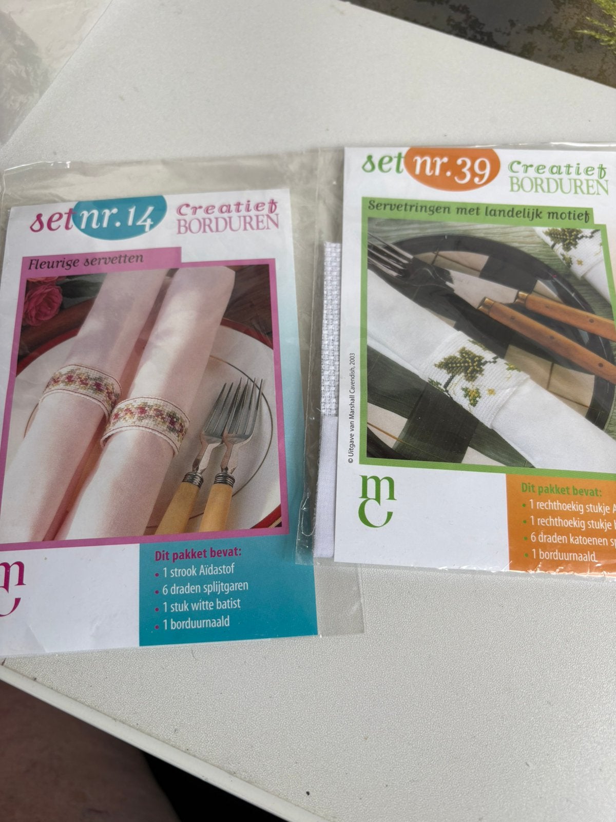 Borduursetjes nieuw compleet, Ophalen of Verzenden, Nieuw, Borduurpakket