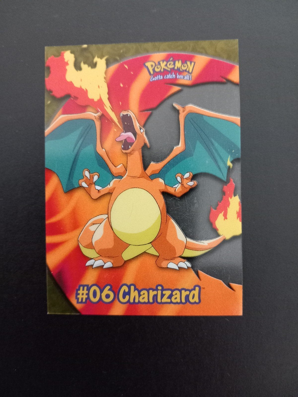 Pokémon Topps TV Animation Edition #06 Charizard, Ophalen of Verzenden, Zo goed als nieuw, Losse kaart