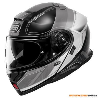 Shoei Neotec 3 Sharpen Systeemhelm, Zwart-Grijs-Wit, Ophalen of Verzenden, Nieuw met kaartje
