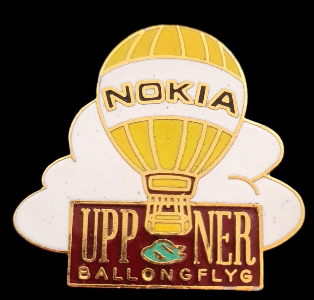 Nokia Uppner ballongflyg pin, Verzenden, Nieuw, Merk, Speldje of Pin