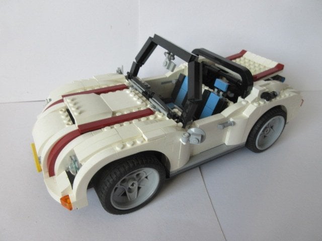4993, Witte sportwagen., Ophalen of Verzenden, Zo goed als nieuw, Complete set, Lego
