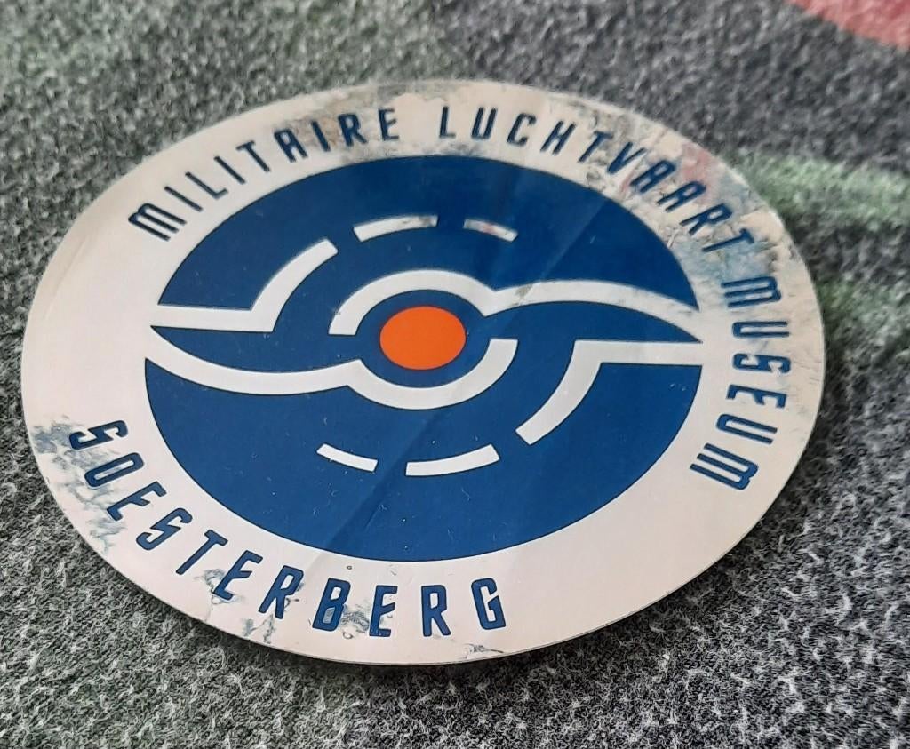 sticker - militaire luchtvaart museum - soesterberg, Ophalen of Verzenden, Luchtmacht, Nederland, Overige typen