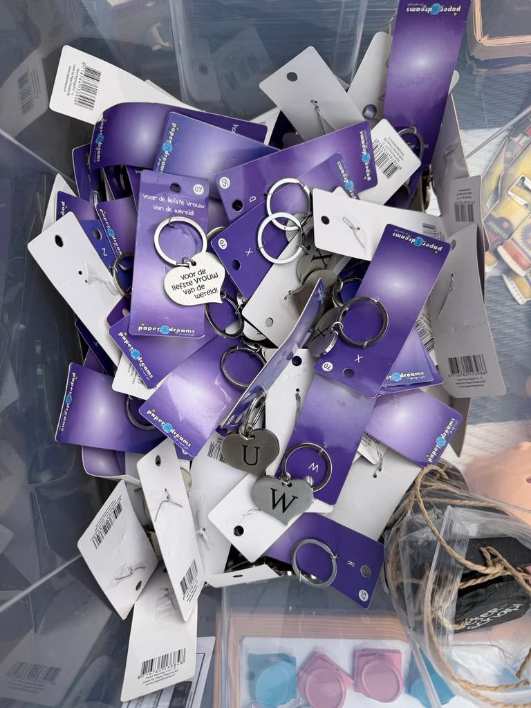 Diverse Metalen Sleutelhangers - Nieuw in Verpakking, Ophalen, Nieuw, Overige typen