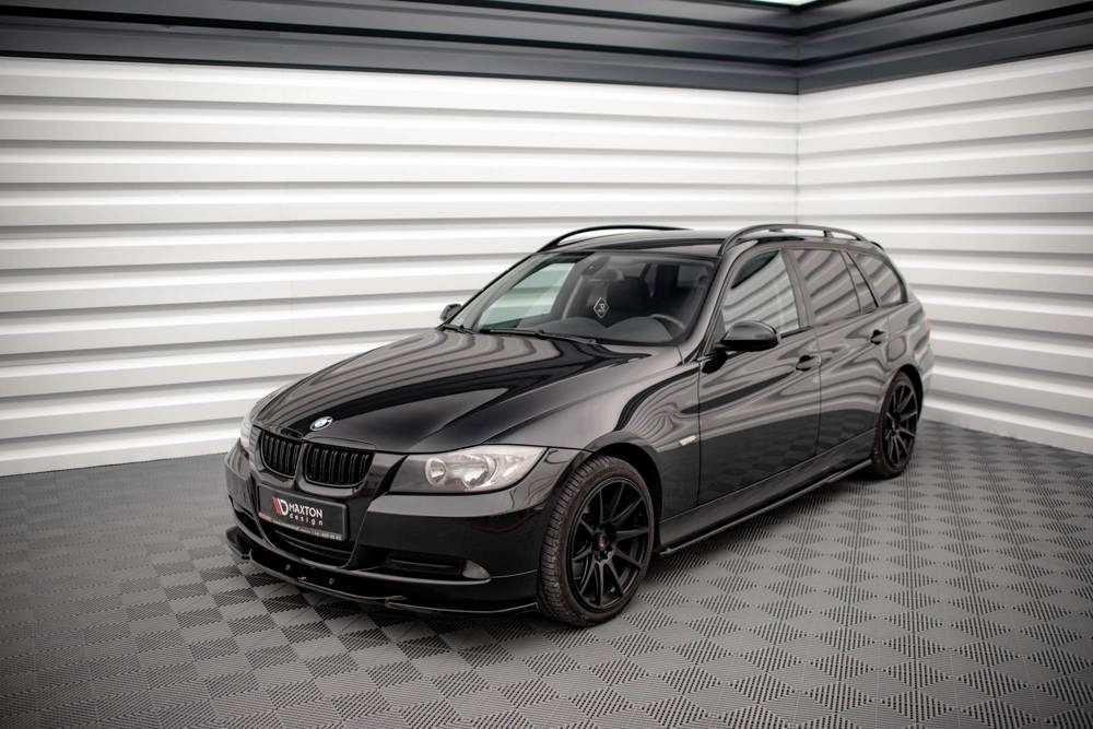 Voorlip sideskirt achterlip splitter - BMW 3-serie E90 04-08, Auto diversen, Ophalen of Verzenden