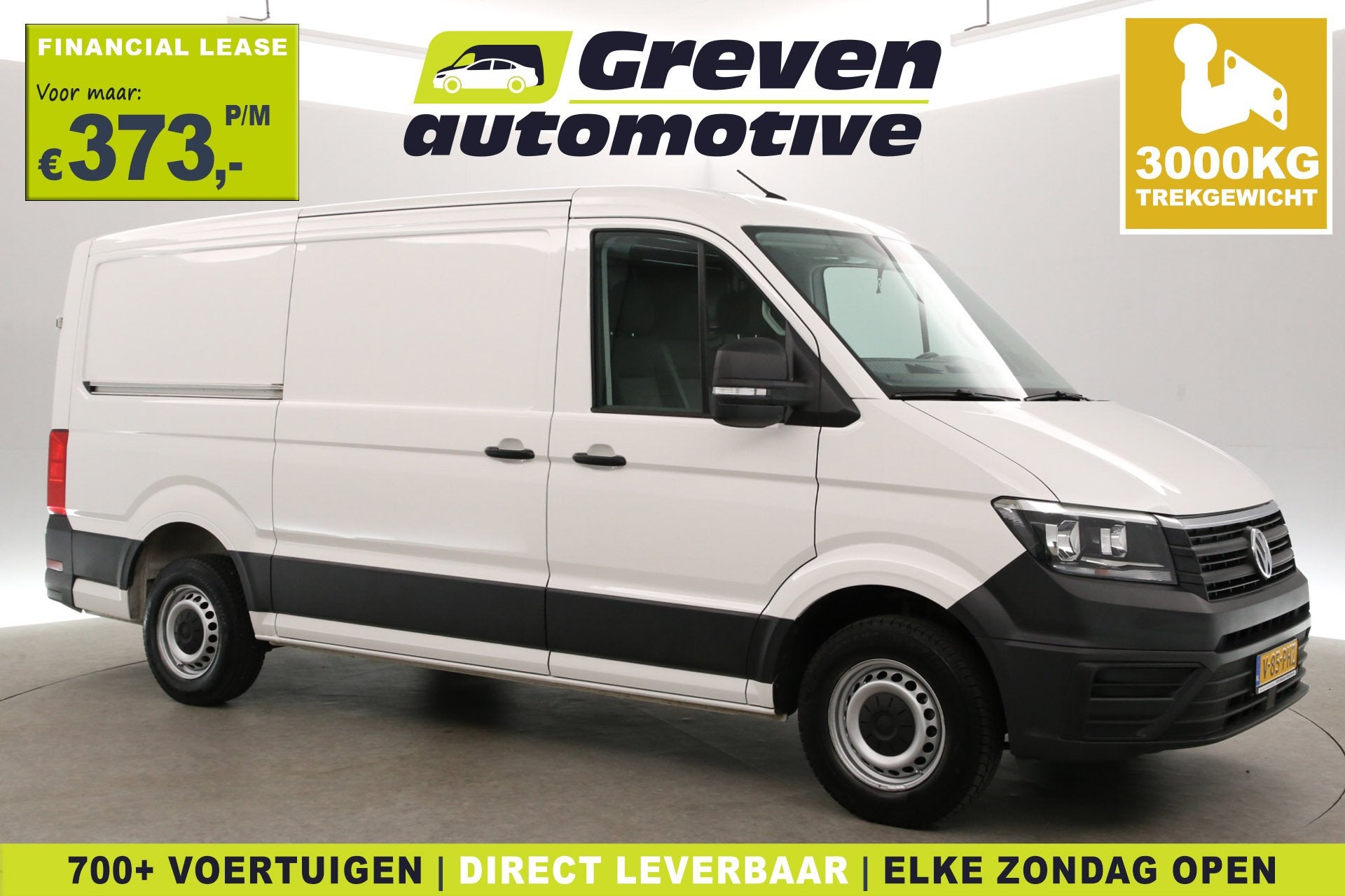 Volkswagen Crafter 2.0 TDI L3H2 140PK | 3000KG Trekgew. | Au, Start-stop-systeem, Stof, Gebruikt, Euro 6