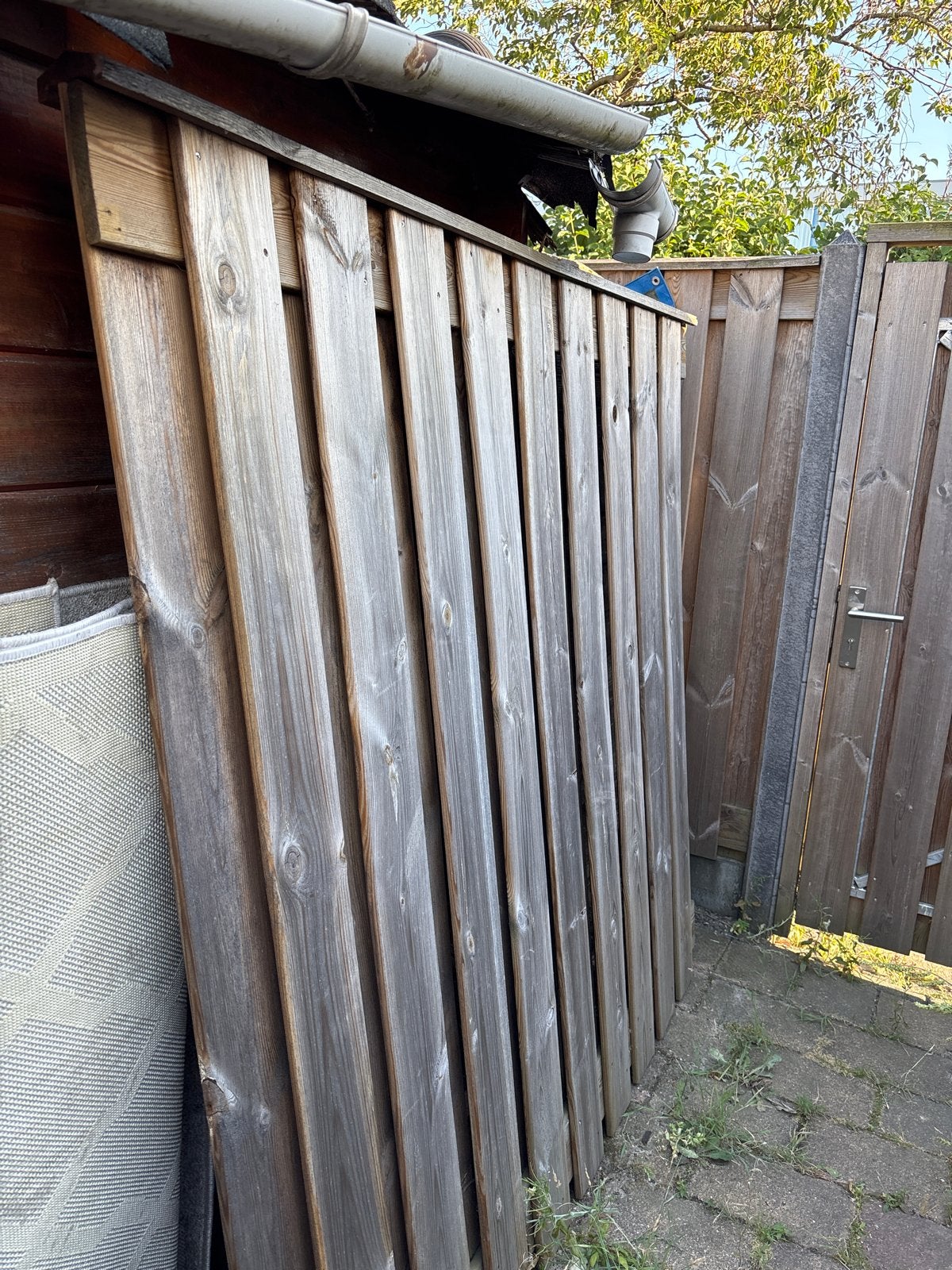 Houten schuttingdelen - Gebruikt, Ophalen, Minder dan 3 meter, Hout, 1 tot 2 meter