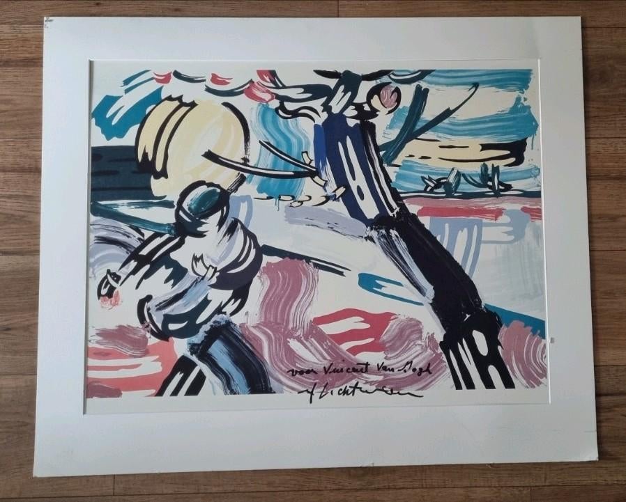 Roy Lichtenstein - De zaaier, Antiek en Kunst, Ophalen of Verzenden