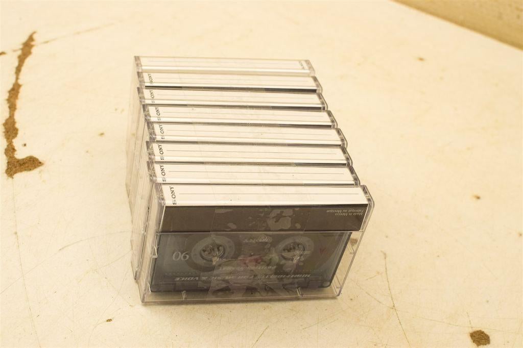 8 stuks Sony cassettebandjes 44945, Cd's en Dvd's, Cassettebandjes, Ophalen of Verzenden, Gebruikt, Overige genres, 1 bandje