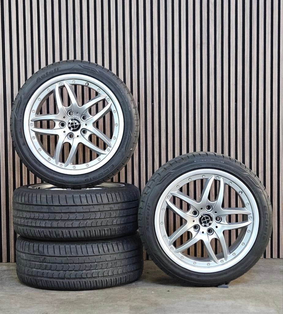 Nette 18" Orig BMW Breedset velgen+Banden 5x120 Styling 71, Ophalen, 18 inch, Bmw, Banden en Velgen