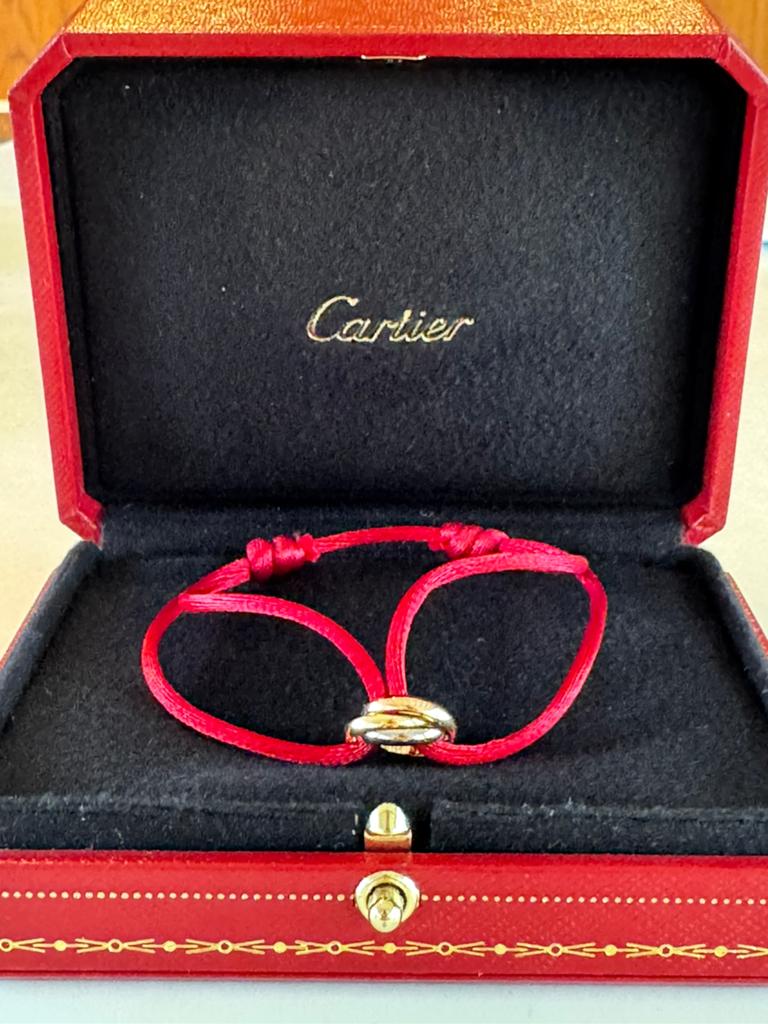 Cartier Trinity Armband 18 karaat wit-,rosé- & geelgoud, Ophalen of Verzenden, Zo goed als nieuw, Goud, Goud