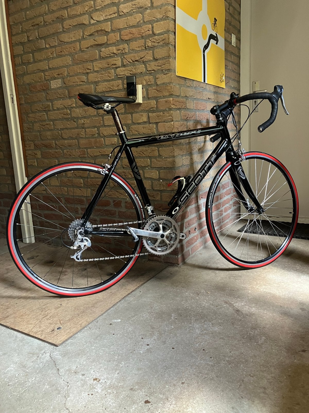 Scott Expert AED   racefiets. zeer mooi!, Fietsen en Brommers, Fietsen | Racefietsen, Aluminium, Zo goed als nieuw, Meer dan 20 versnellingen