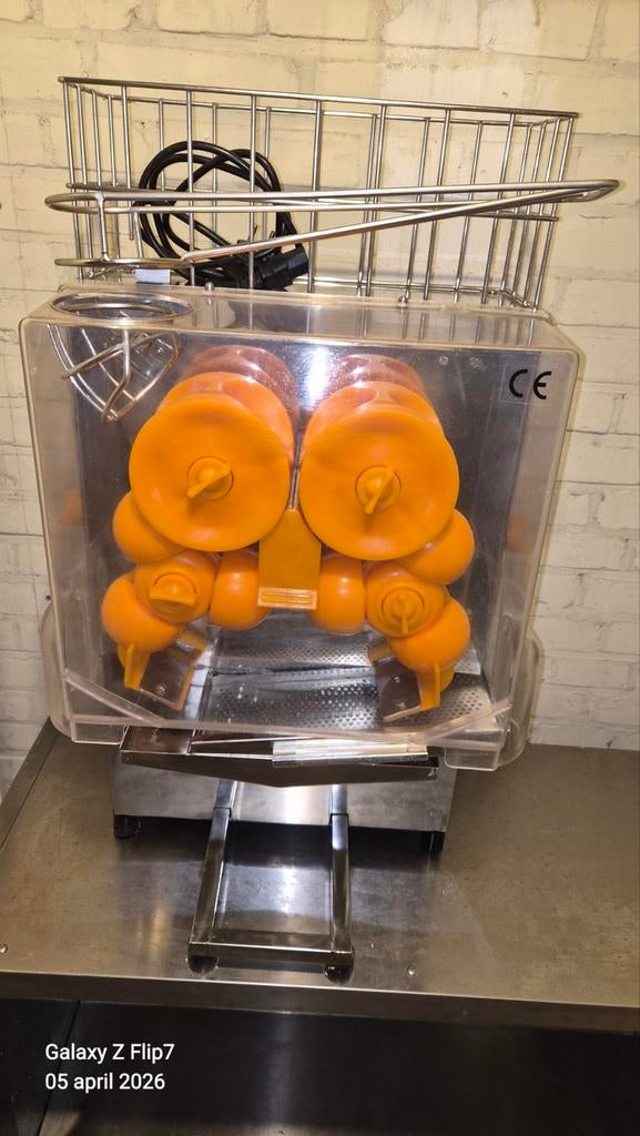 Professionele Oranje Juicer Machine - Vers Geperst Sap, Ophalen of Verzenden, Zo goed als nieuw, Elektrisch, Citruspers