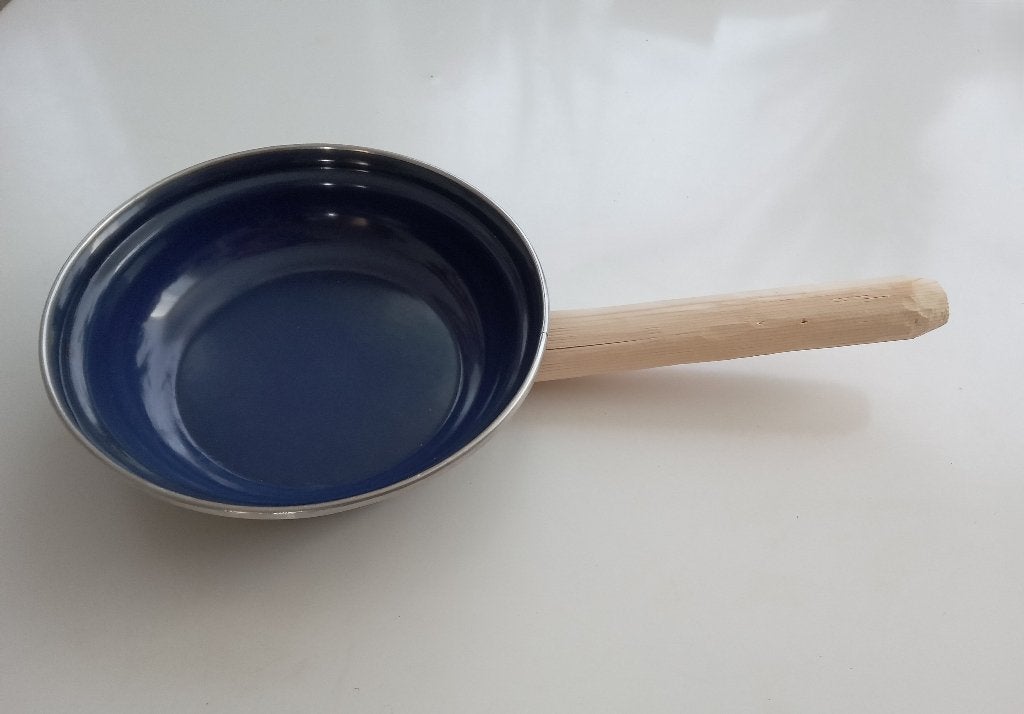 Klein pannetje met houten steel, Oosterveldweg 15, 7274 DZ, Koekenpan, Verzenden, Zo goed als nieuw