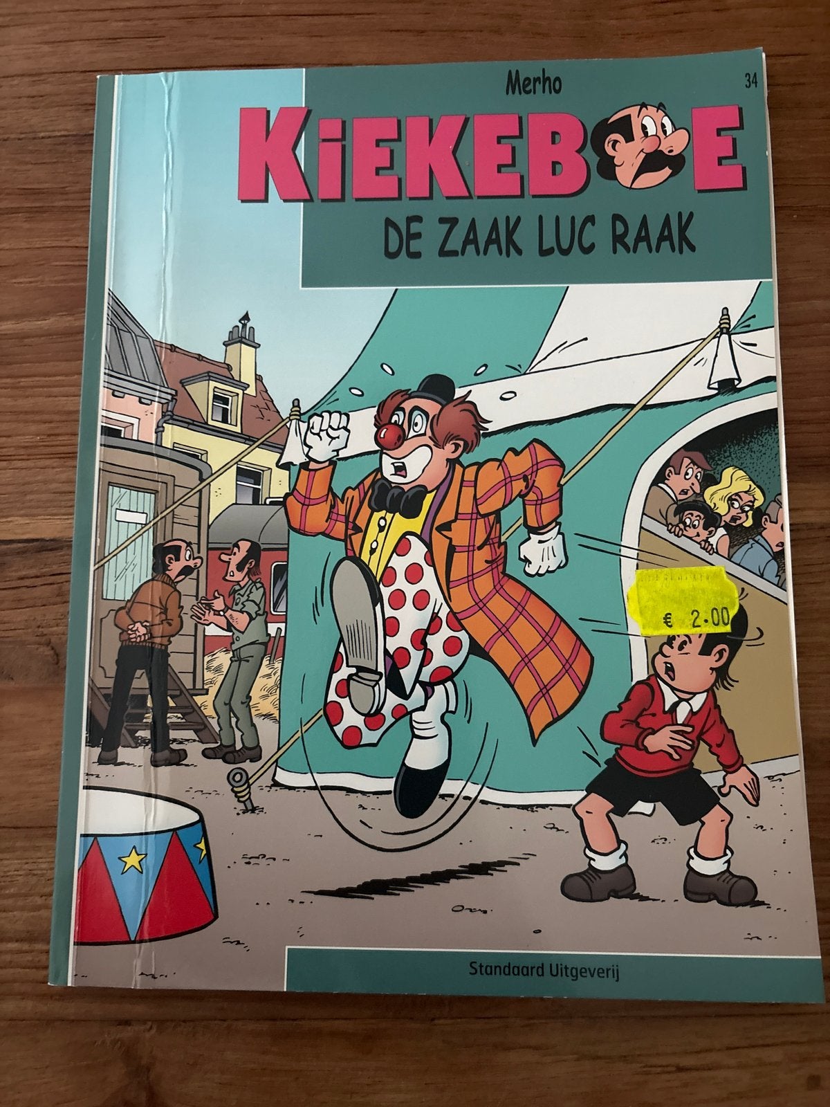 Kiekeboe - De Zaak Luc Raak (nr. 34), Eén stripboek, Ophalen of Verzenden, Gelezen