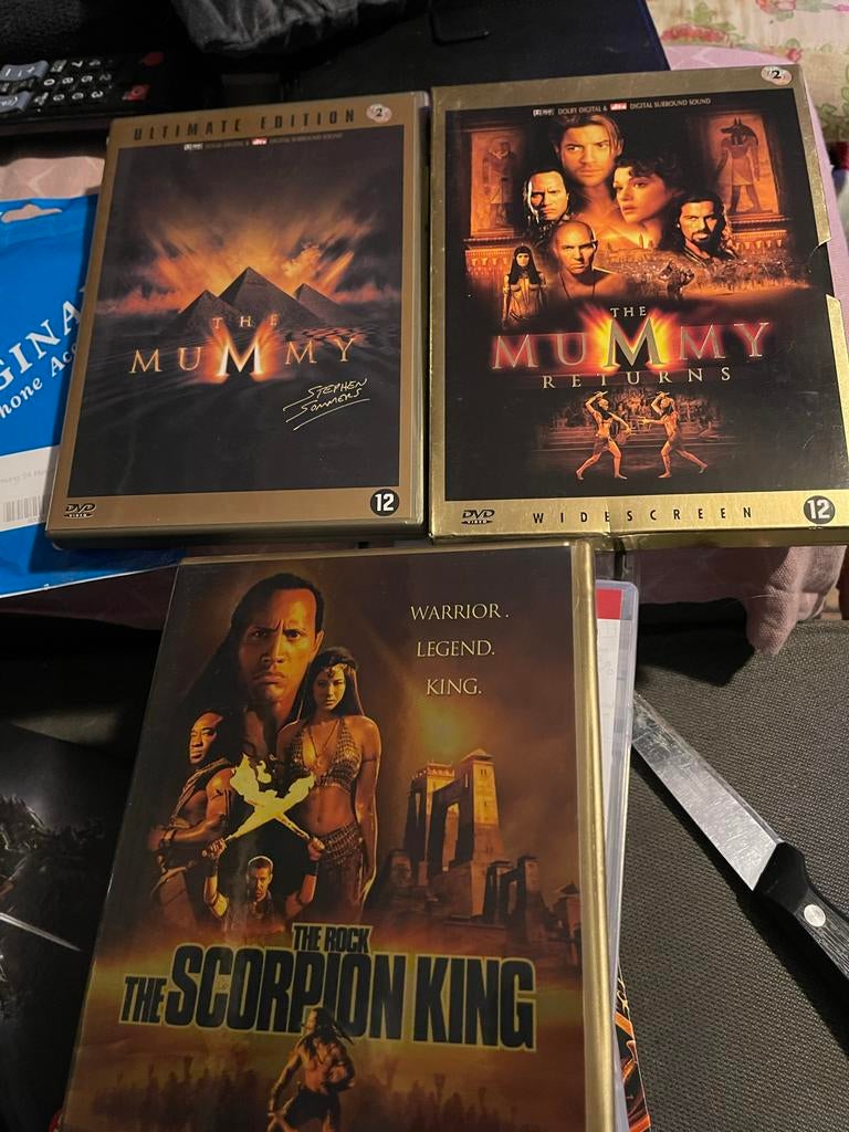 The Mummy 4 films DVD Boxset - Ultimate Edition, Vanaf 12 jaar, Ophalen of Verzenden, Gebruikt, Boxset