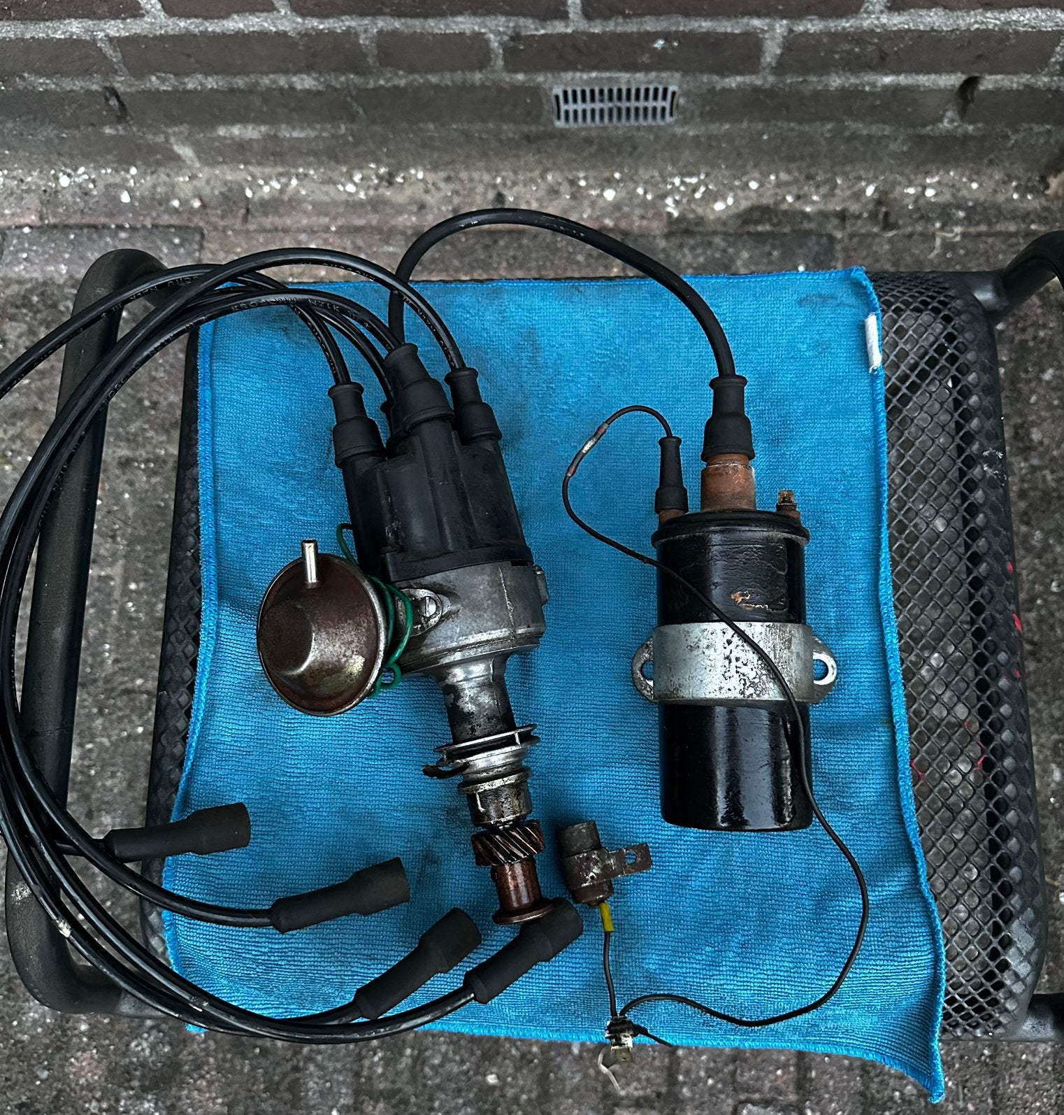 Opel Kadett B/C onsteking compleet, Ophalen