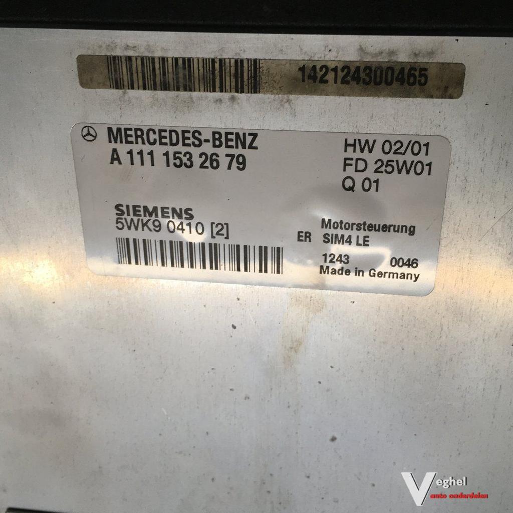 Mercedes CLK Cabrio 2.0 compressor 2000 wagennr 2500065  ECU, Auto-onderdelen, Gebruikt, -, -, Ophalen of Verzenden