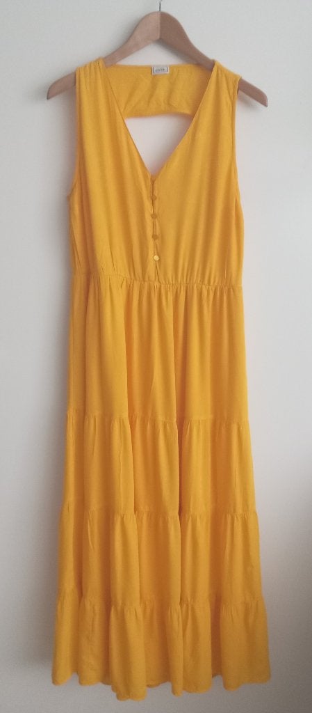 Pimkie oranje lange jurk, maat M, Verzenden, Nieuw, Oranje, Pimkie