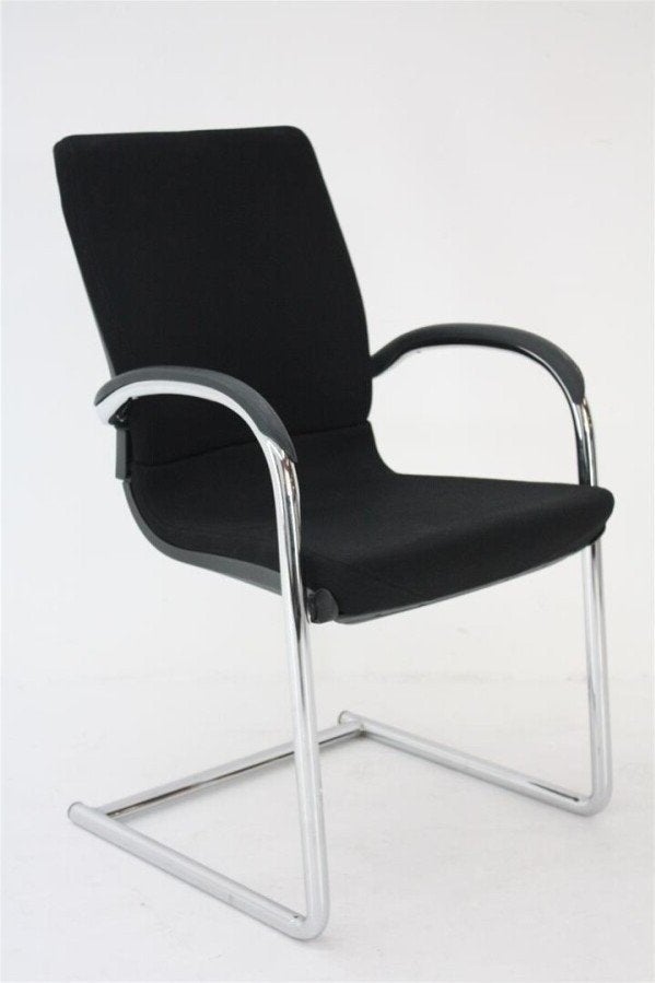 Ahrend 230 Sledestoel, Ophalen, Gebruikt, Zwart, Gispen