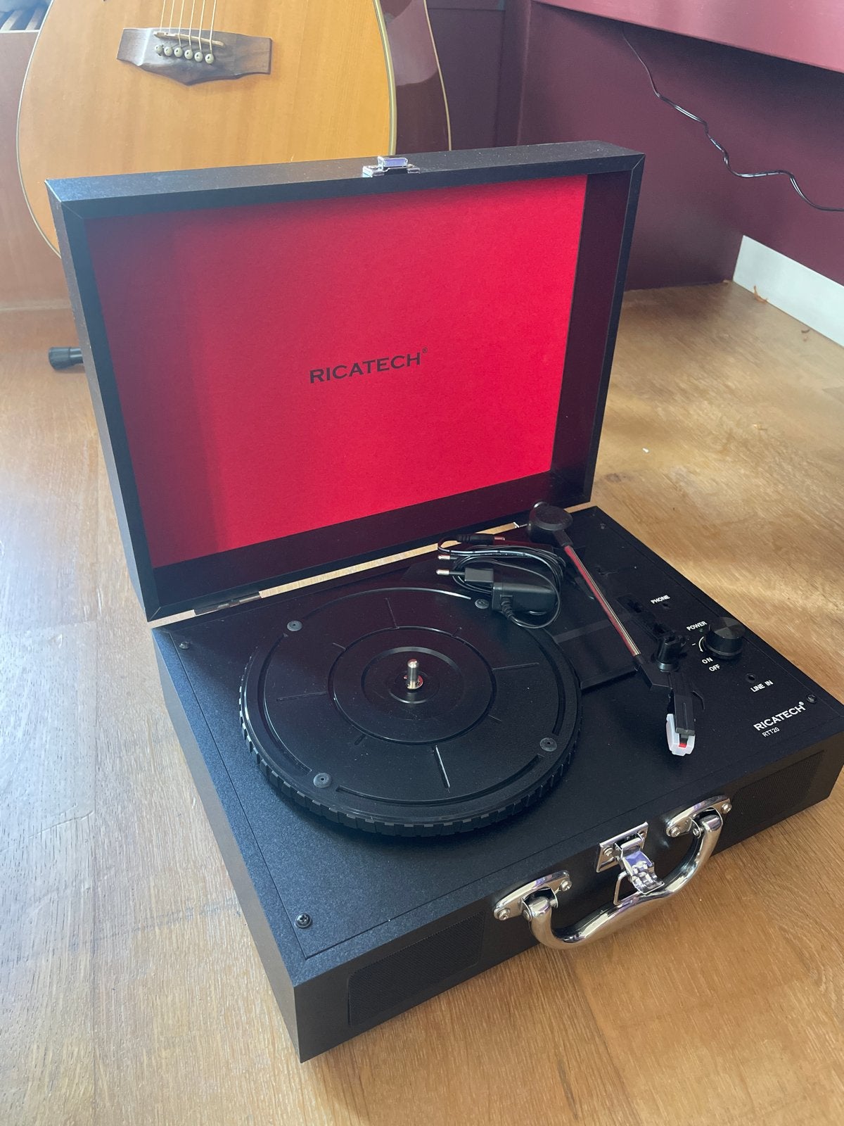 Ricatech RTT20 Platenspeler - Draagbaar en Compact, Ophalen, Gebruikt, Platenspeler, Overige merken
