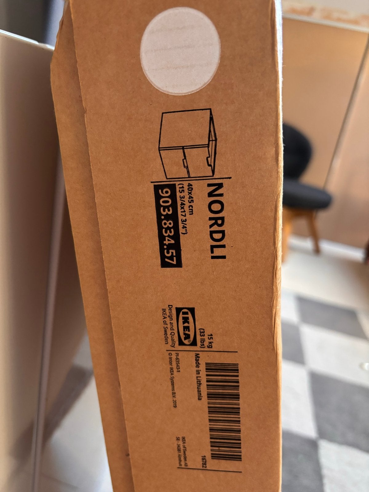 Nieuwe IKEA NORDLI ladeblok 40x45 cm, Huis en Inrichting, Ophalen, Minder dan 50 cm, Nieuw, Met lade(s)