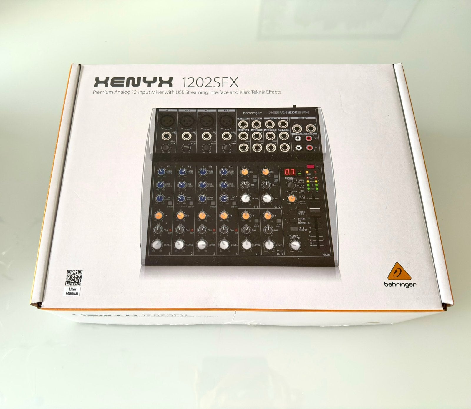 Behringer Xenyx 1202SFX, Ophalen of Verzenden, Zo goed als nieuw, Overige aantallen, Overige merken