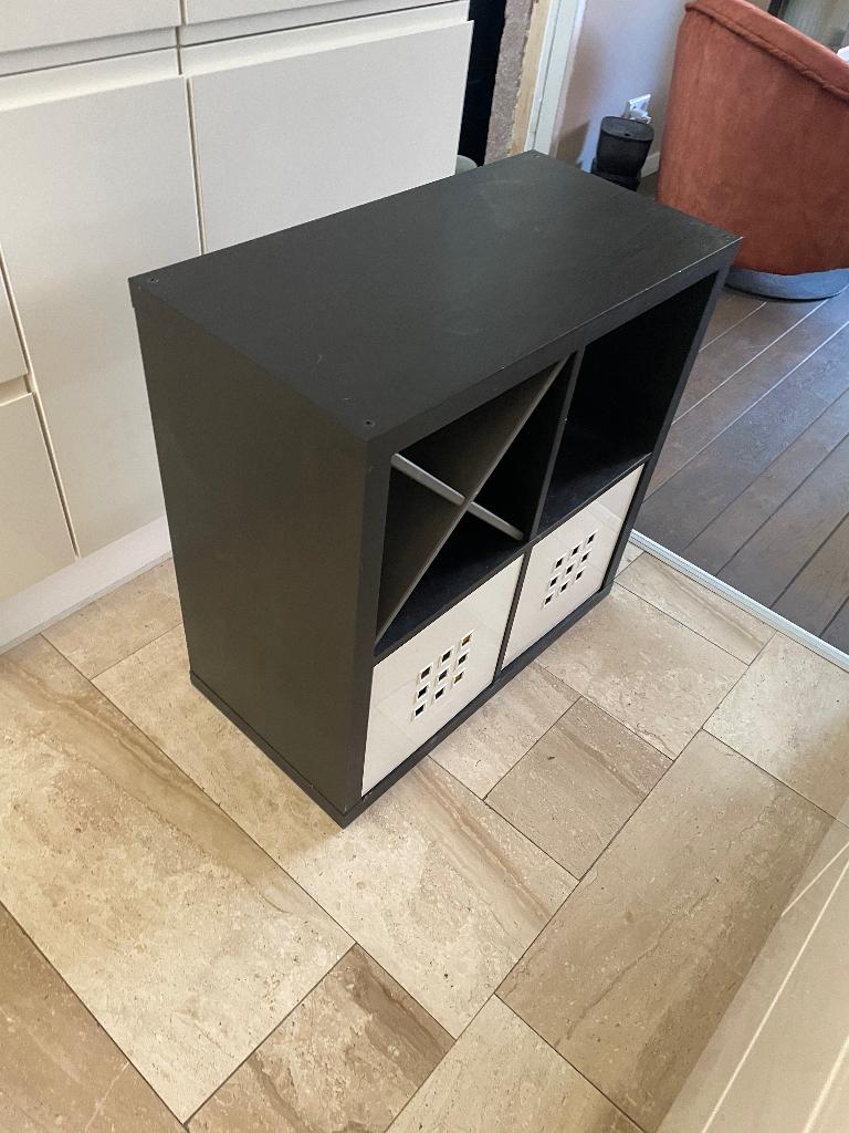 Tv kast Ikea 4 vakken, Huis en Inrichting, Ophalen, Gebruikt, 100 tot 150 cm, 100 tot 150 cm