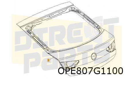 Opel Insignia B achterklep (niet bij ruitenwisser) (Hatchbac, Auto-onderdelen, Carrosserie en Plaatwerk, Achterklep, Opel, Achter