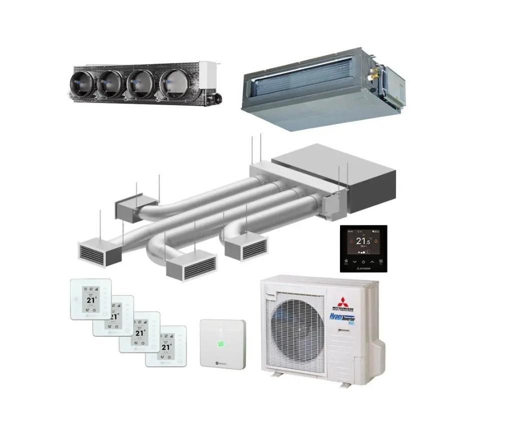 Airco Multizone Airzone Easyzone 25 plus, Witgoed en Apparatuur, Airco's, Ophalen, Koelen en Ontvochtigen, Timer, Nieuw